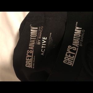 Black Grey’s Anatomy Active Scrub set
